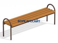 Лавочка парковая МАФ 1603 в Астрахани Лавочка парковая МАФ 1603 в Астрахани