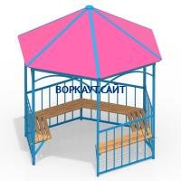 Беседка с лавками МАФ 4120 в Астрахани