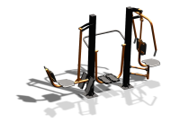 Уличный тренажер "Жим ногами Шагомер Жим от груди" УТ333 в Астрахани