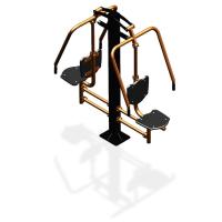 Уличный тренажер  "Жим от груди двойной" УТ204 в Астрахани Уличный тренажер  "Жим от груди двойной" УТ204 в Астрахани