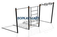Спортивный комплекс воркаут ВС-129 в Астрахани