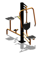 Уличный тренажер "Жим от груди Вело" УТ321 в Астрахани