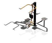 Уличный тренажер "Верхняя тяга Твистер стоя Твистер сидя" УТ336 в Астрахани Уличный тренажер "Верхняя тяга Твистер стоя Твистер сидя" УТ336 в Астрахани