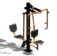 Уличный тренажер "Баттерфляй Жим ног" УТ347 в Астрахани