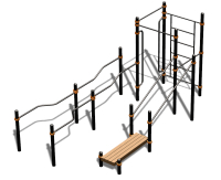 Спортивный комплекс воркаут ВС-194 в Астрахани