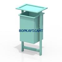 Урна с крышкой МАФ 1631 в Астрахани Урна с крышкой МАФ 1631 в Астрахани