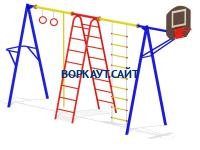 Гимнастический комплекс с баскетбольным щитом МАФ 3001 в Астрахани