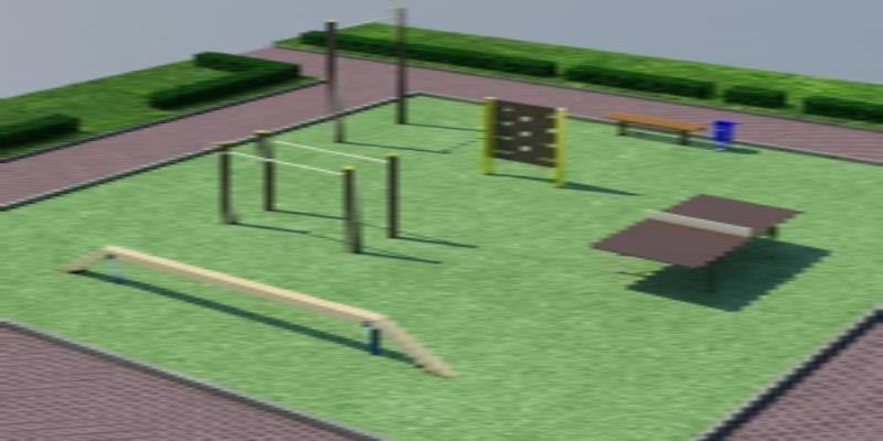Проект спортплощадки мини спорт  в Астрахани