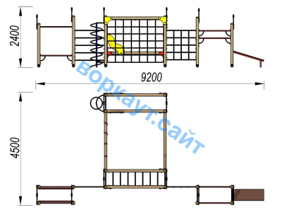 Детский спортивный комплекс ДСК 3102 в Астрахани