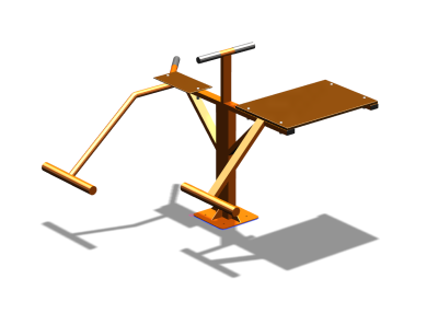 Уличный тренажер "Пресс Гиперэкстензия" УТ327 в Астрахани
