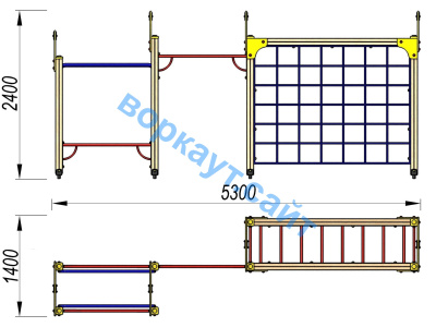 Детский спортивный комплекс Атлет ДСК 3106 в Астрахани