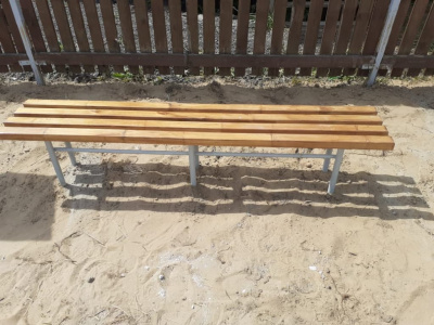 Двухметровая лавочка без спинки 2 м МАФ 1602 в Астрахани