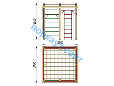 Детский спортивный комплекс ДСК 3110 в Астрахани