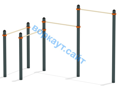 Турник двойной с брусьями ВС-17 в Астрахани