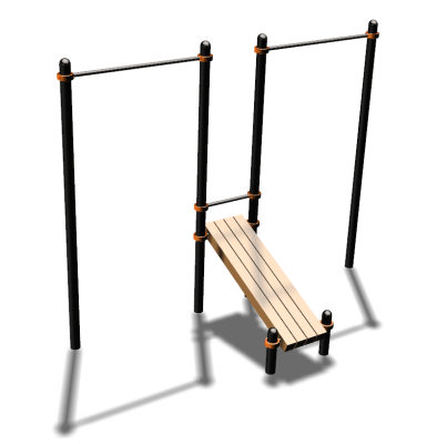 Воркаут турники со скамьей для пресса ВС-27 в Астрахани