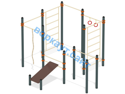 Спортивный комплекс воркаут ВС-47 в Астрахани