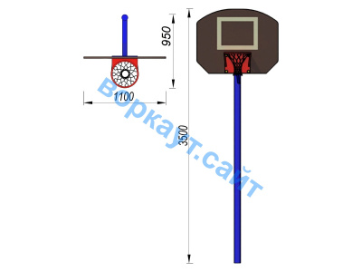 Баскетбольный щит СИО 3510 в Астрахани