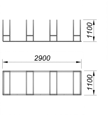 Велопарковка МАФ 6002 в Астрахани