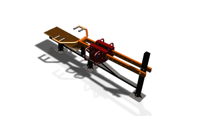 Силовой уличный тренажер  "Жим лежа"  УТ411 в Астрахани