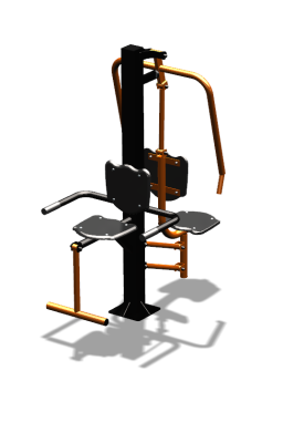 Уличный тренажер "Жим от груди Флекс" УТ324 в Астрахани