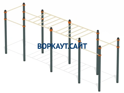 Воркаут рукоход с турниками ВС-23 в Астрахани