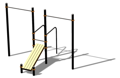 Спортивный комплекс воркаут ВС-132 в Астрахани Спортивный комплекс воркаут ВС-132 в Астрахани