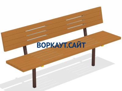 Диван уличный МАФ 1608 в Астрахани