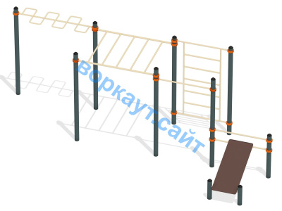 Спортивный комплекс воркаут ВС-45 в Астрахани