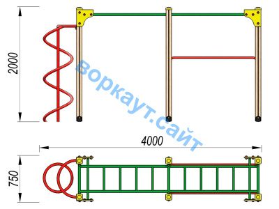 Детский спортивный комплекс ДСК 3104 в Астрахани