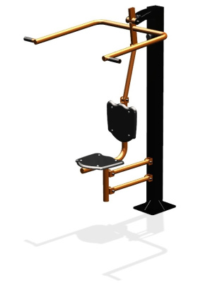 Уличный тренажер "Верхняя тяга одинарный" УТ 114 в Астрахани
