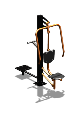 Уличный тренажер "Жим от груди Твистер" УТ328 в Астрахани