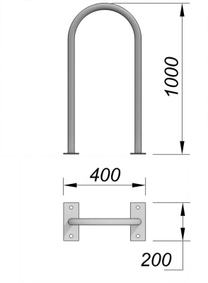 Велопарковка МАФ 6001 в Астрахани