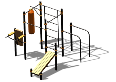 Спортивный комплекс воркаут ВС-93 в Астрахани