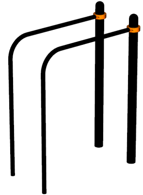 Воркаут брусья приставные ВС-39 в Астрахани