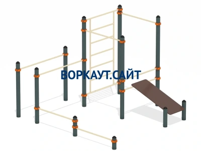 Спортивный комплекс воркаут ВС-43 в Астрахани