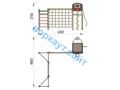 Детский спортивный комплекс ДСК 3112 в Астрахани