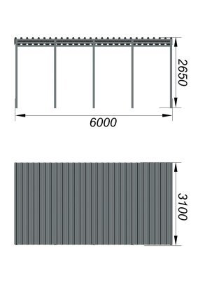 Теневой навес трибун МАФ 4130 в Астрахани