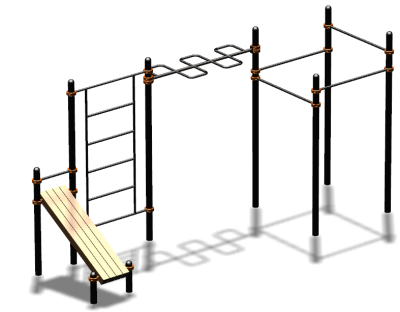 Спортивный комплекс воркаут ВС-74 в Астрахани