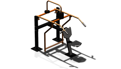 Силовой уличный тренажер  "Жим вверх сидя"  УТ403 в Астрахани