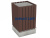 Урна деревянная квадратная с бетонным основанием МАФ 1633 в Астрахани