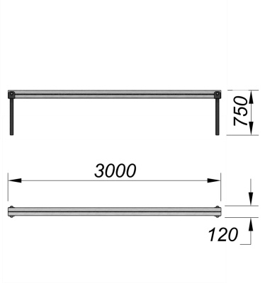 Бум бревно ДСК 3540 в Астрахани